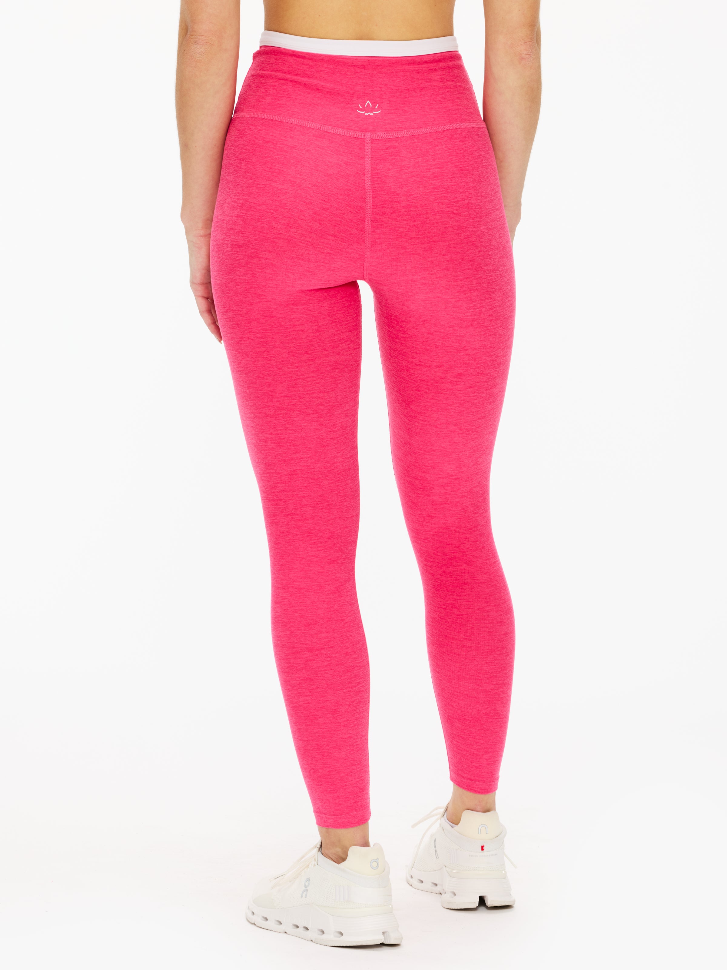 Beyond Yoga Spacedye Outlines High Waisted Midi Legging - Soft Stretchy Yoga Pants for Women, Perfect for Workouts, Lounge & Everyday Wear
