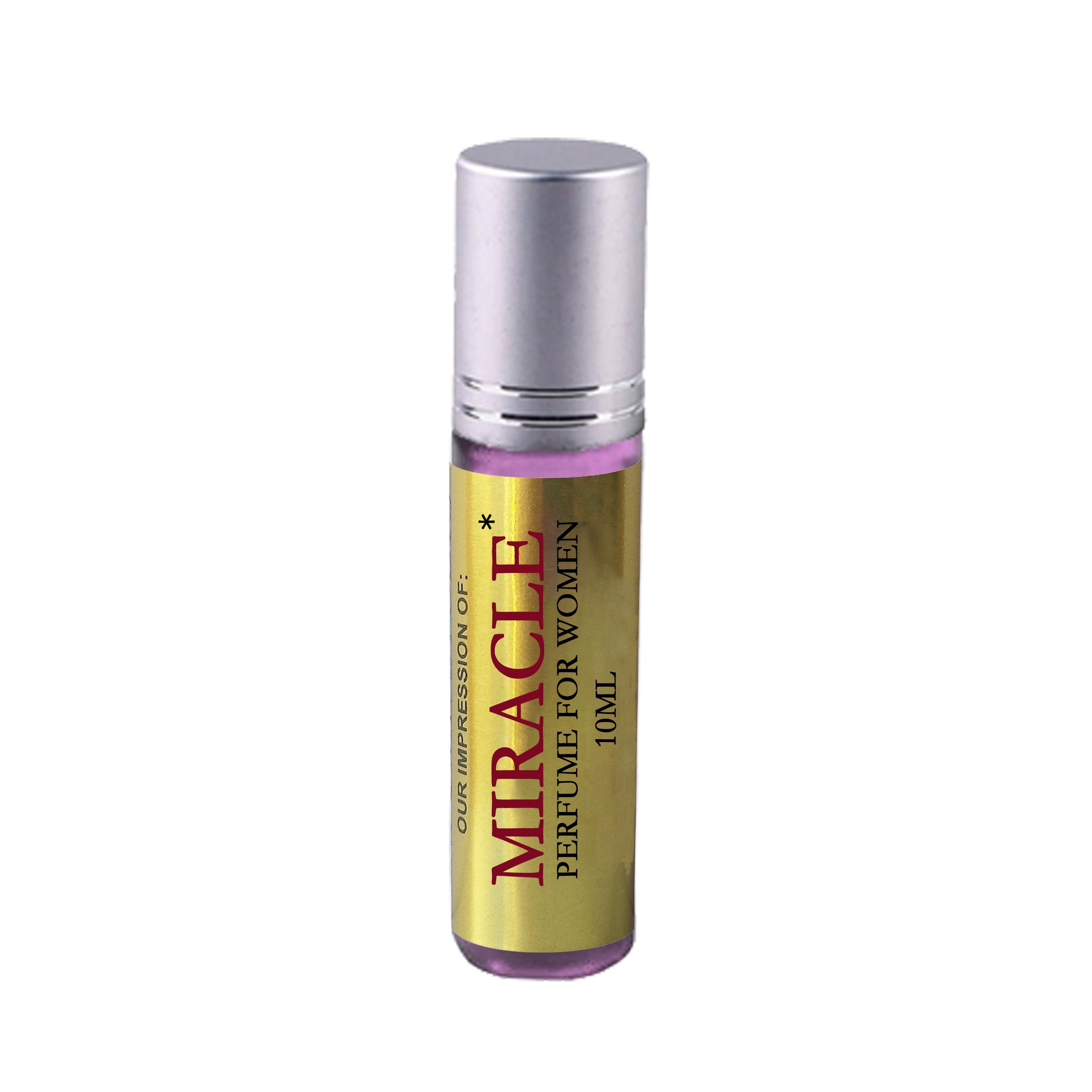 Premium Fragrance Oil Roll On - Miracle Perfume Impression for Women, 10ml Travel Size Roller Bottle - Perfect for Purse, Gym Bag & On-The-Go Aromatherapy