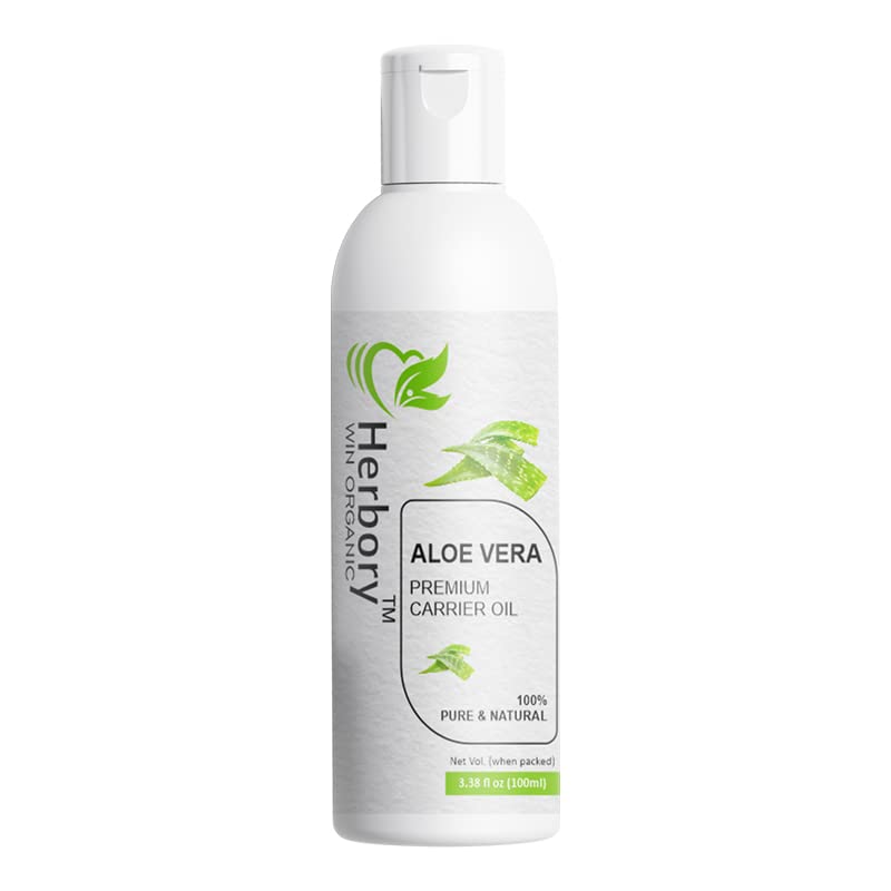 Herbory NS Aloe Vera Hair Oil for Dry Scalp & Hair Growth - Soothing Scalp Treatment with Nourishing Ingredients for Weak, Dull Hair - 50ml - Perfect for Daily Hair Care & Scalp Massage at Home