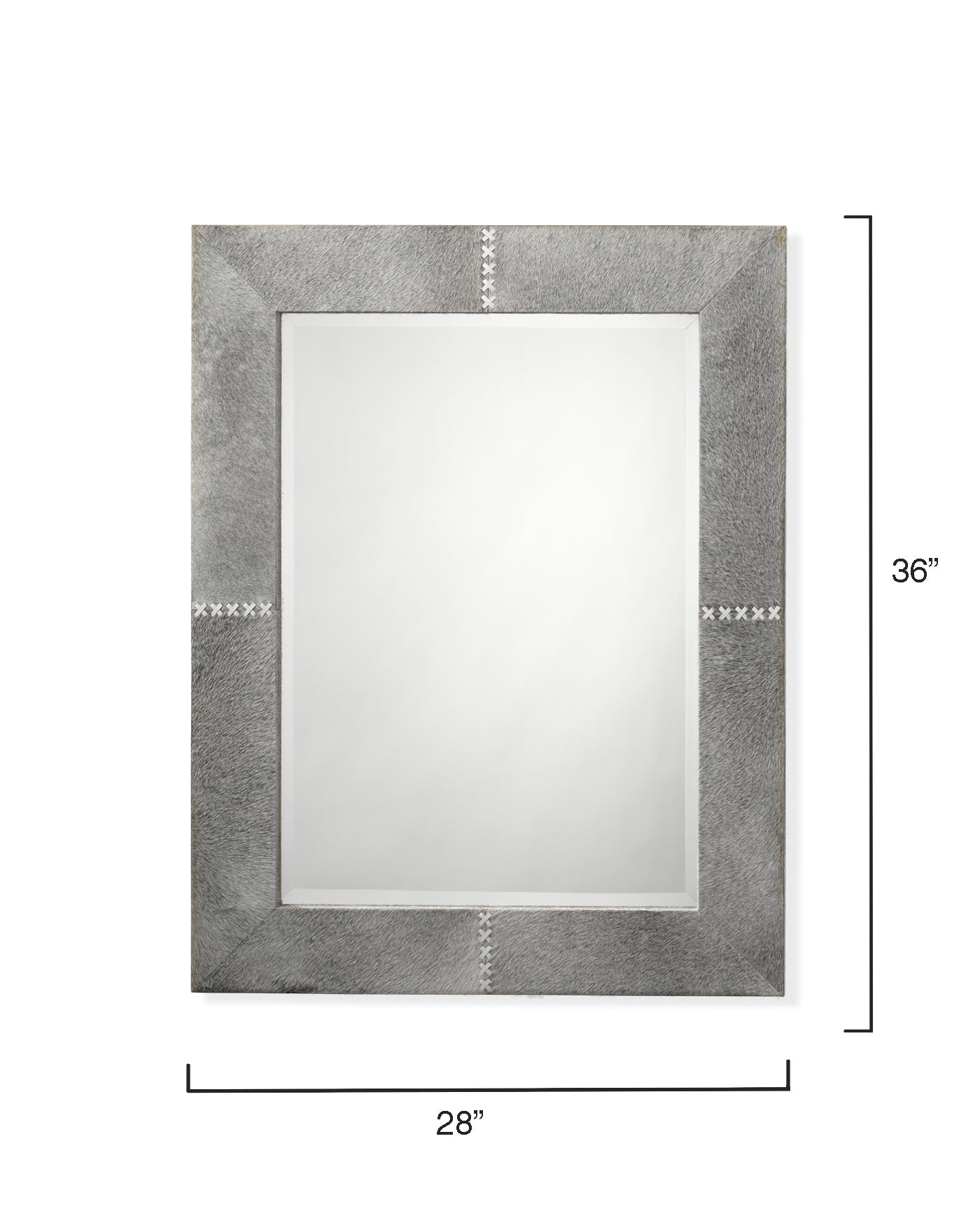 Elegant Rectangle Cross Stitch Mirror - Handmade Home Decor for Living Room, Bedroom & Bathroom - Perfect Wall Hanging Decorative Mirror for Crafts & DIY Projects
