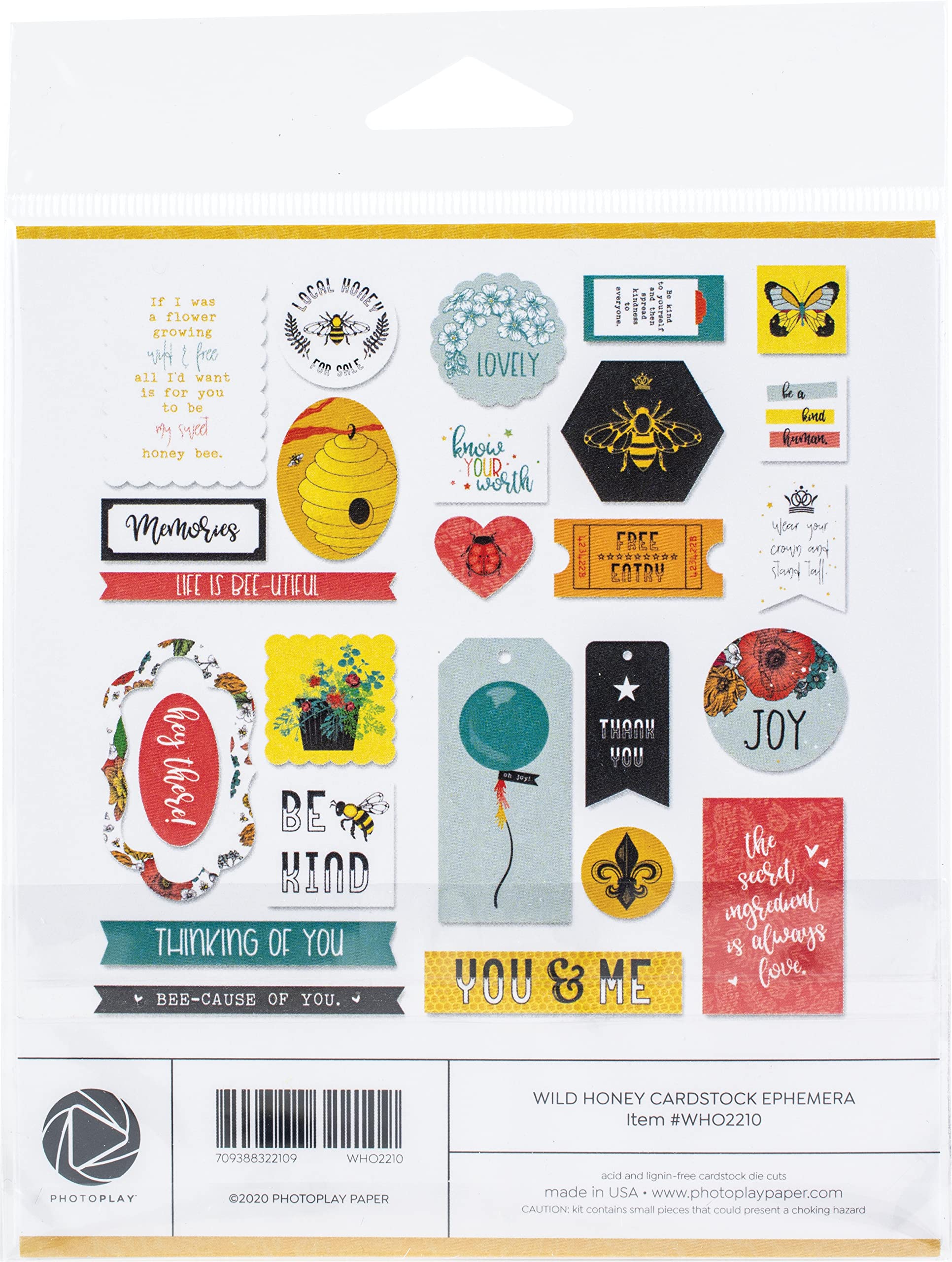 Wild Honey Ephemera - Vintage Scrapbooking Supplies for Journaling, Card Making & Memory Keeping | Photoplay Collection