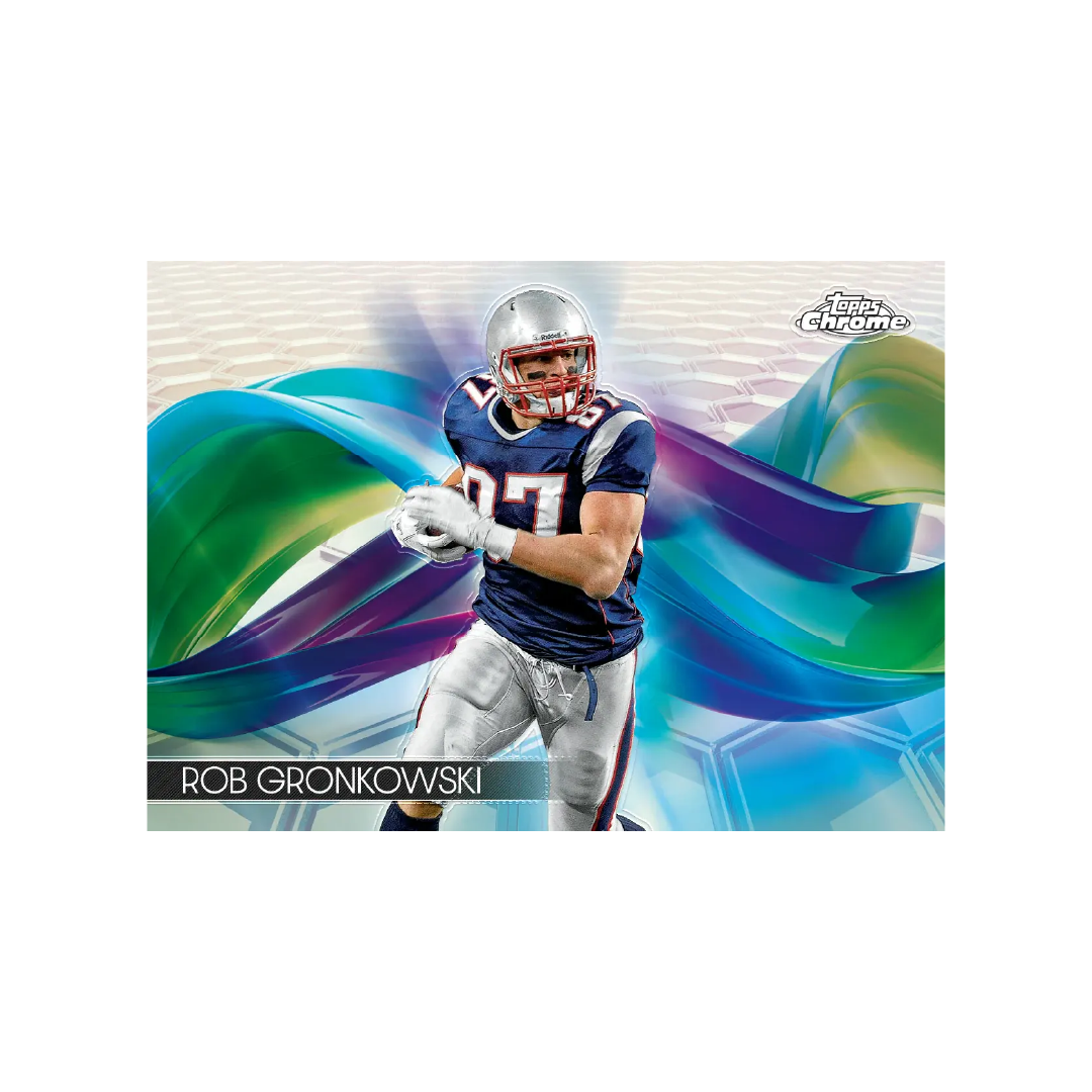 2024 Topps Chrome Football Mega Box - Collectible Trading Cards for NFL Fans - Perfect for Sports Memorabilia Collections & Fantasy Football Gifts