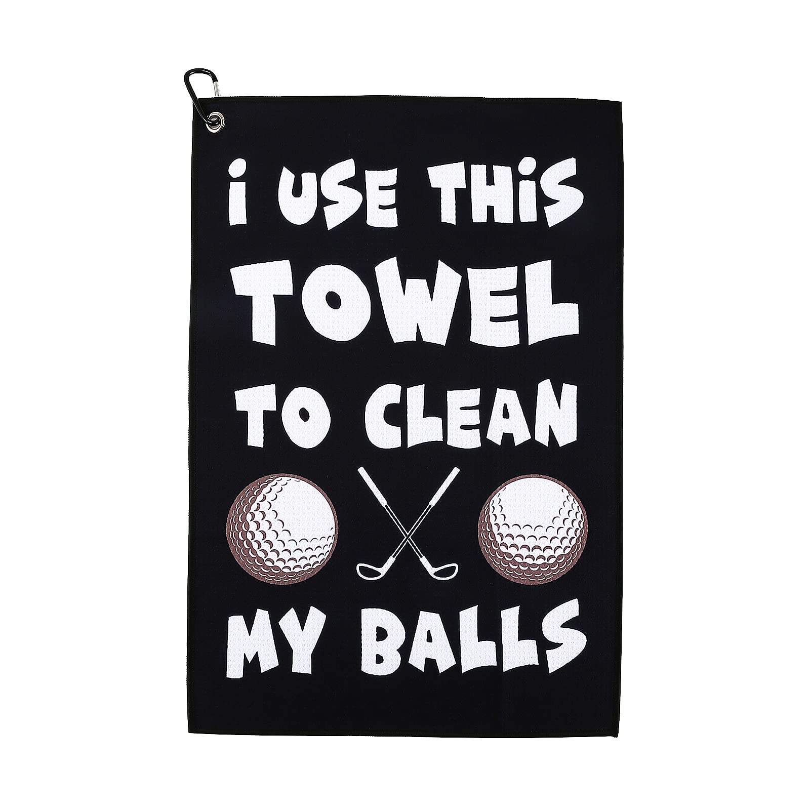 Funny Golf Towel for Men - Personalized Golf Gifts for Husband, Boyfriend & Dad - Golf Accessories for Golf Bags - Birthday & Christmas Gifts for Golfers - Perfect for Courses, Driving Ranges & Clubhouses