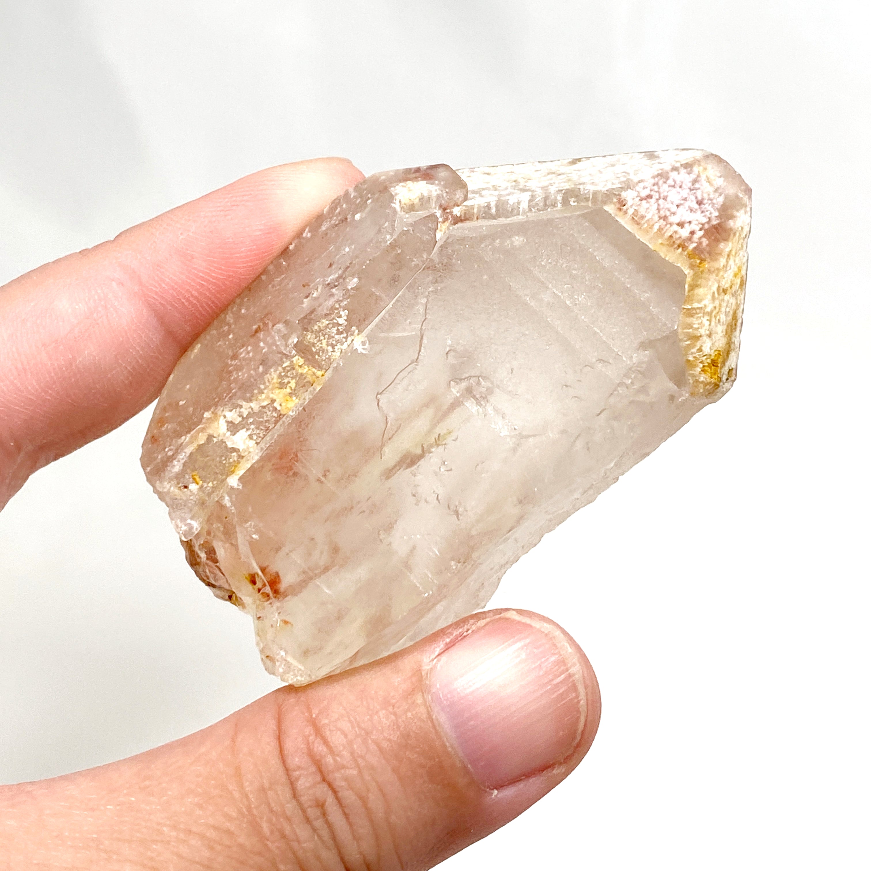 Lemurian Seed Crystal with Dreamcoat - 122g, 67x39mm, LSQ 14 - Perfect for Meditation, Energy Healing & Spiritual Growth