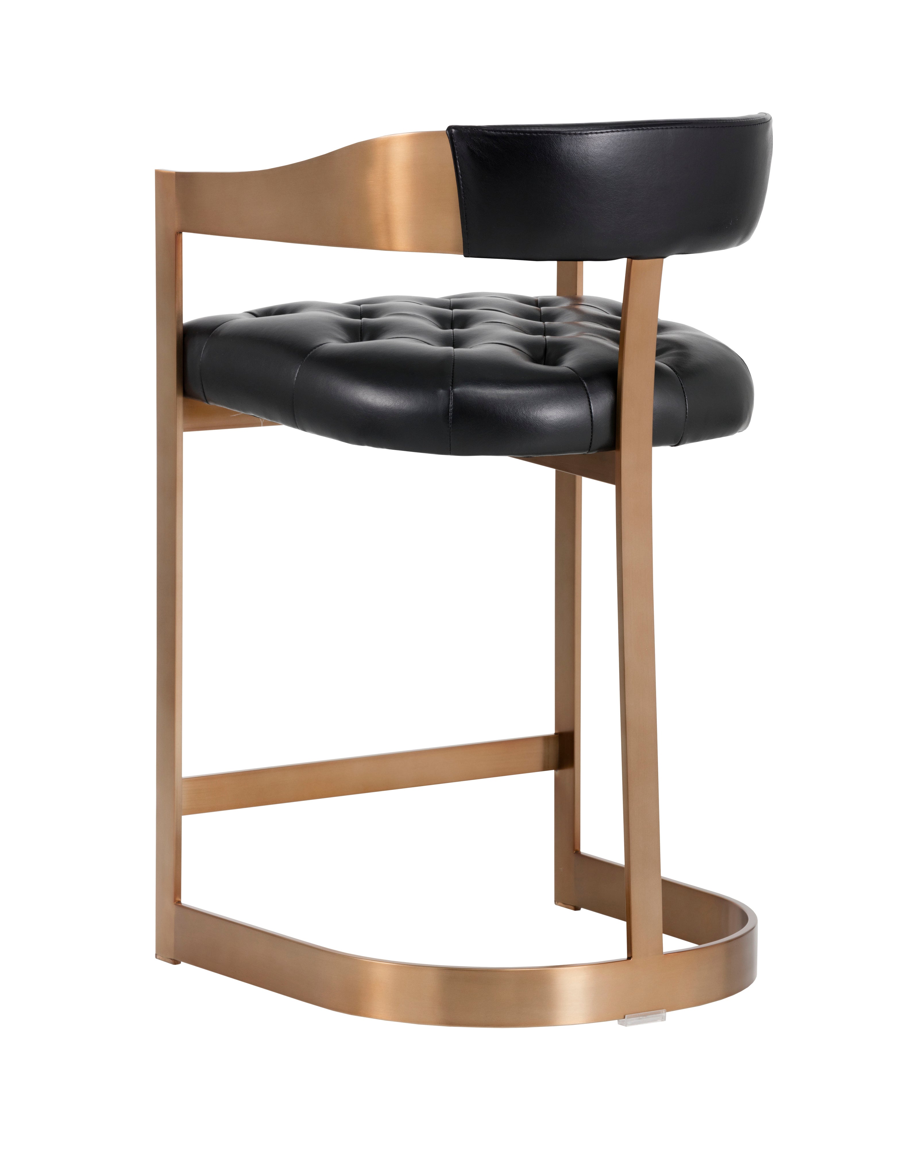 Beaumont Counter Stool - Modern Kitchen Bar Stools with Back Support, Adjustable Height for Breakfast Nook, Kitchen Island & Home Bar - Set of 1, 2 or 4 - Comfortable & Stylish Dining Seating
