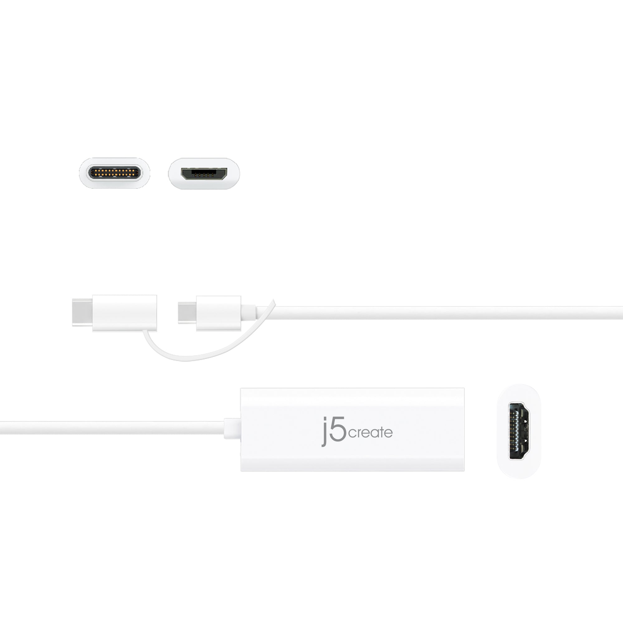 Android USB to HDMI Adapter - 4K Ultra HD Display Converter for Smartphones, Tablets & Laptops - Watch Movies, Play Games & Mirror Screens on TV or Monitor