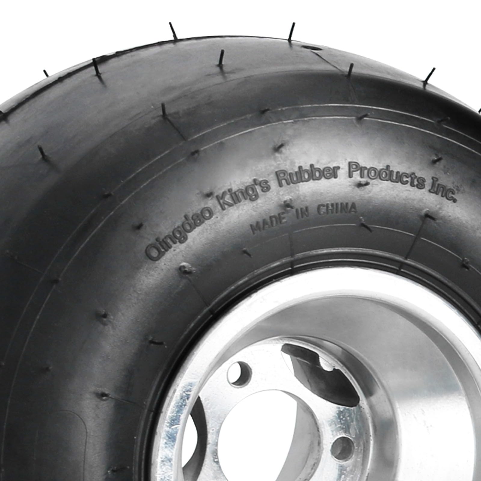 Premium 11x7.10-5 Go Kart Rear Wheels - High-Grip Slick Racing Tires with Durable Aluminum Rims for Drift Trikes, Racing Karts & Off-Road Vehicles - Perfect for Track Racing, Drifting & Backyard Fun
