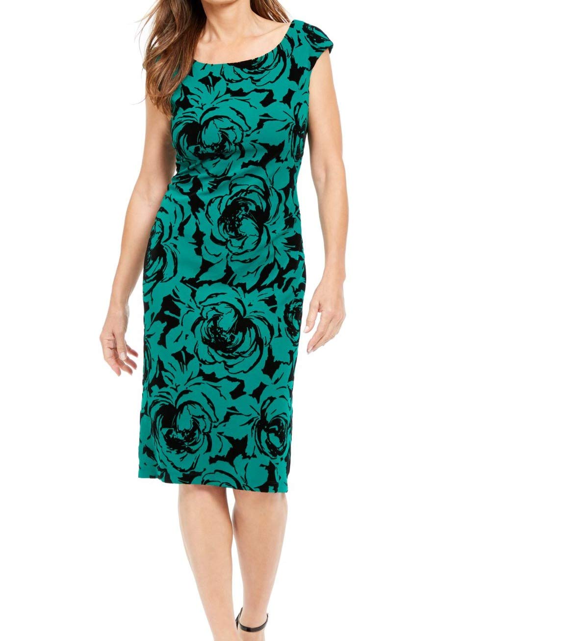 Elegant Jacquard Cocktail Dress for Women - Perfect for Night Out, Parties & Special Occasions | Connected Apparel