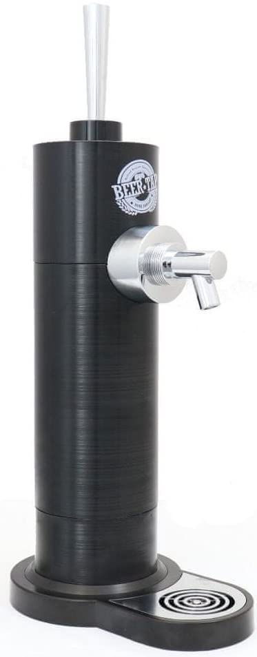 Richard Bergendi Portable Mini Keg Draft Beer Dispenser - Home Draught Beer Pump & Tap for All Canned Beers, Ale, Lager | Perfect for Parties, BBQs, Man Cave & Gifts for Men, Husband, Dad, Beer Lovers (Black)