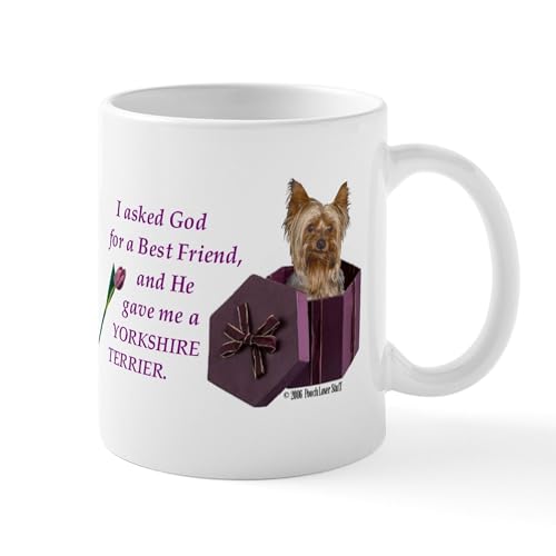White - God Gave Me A Yorkshire Terrier Mug ( Yorkie ) M