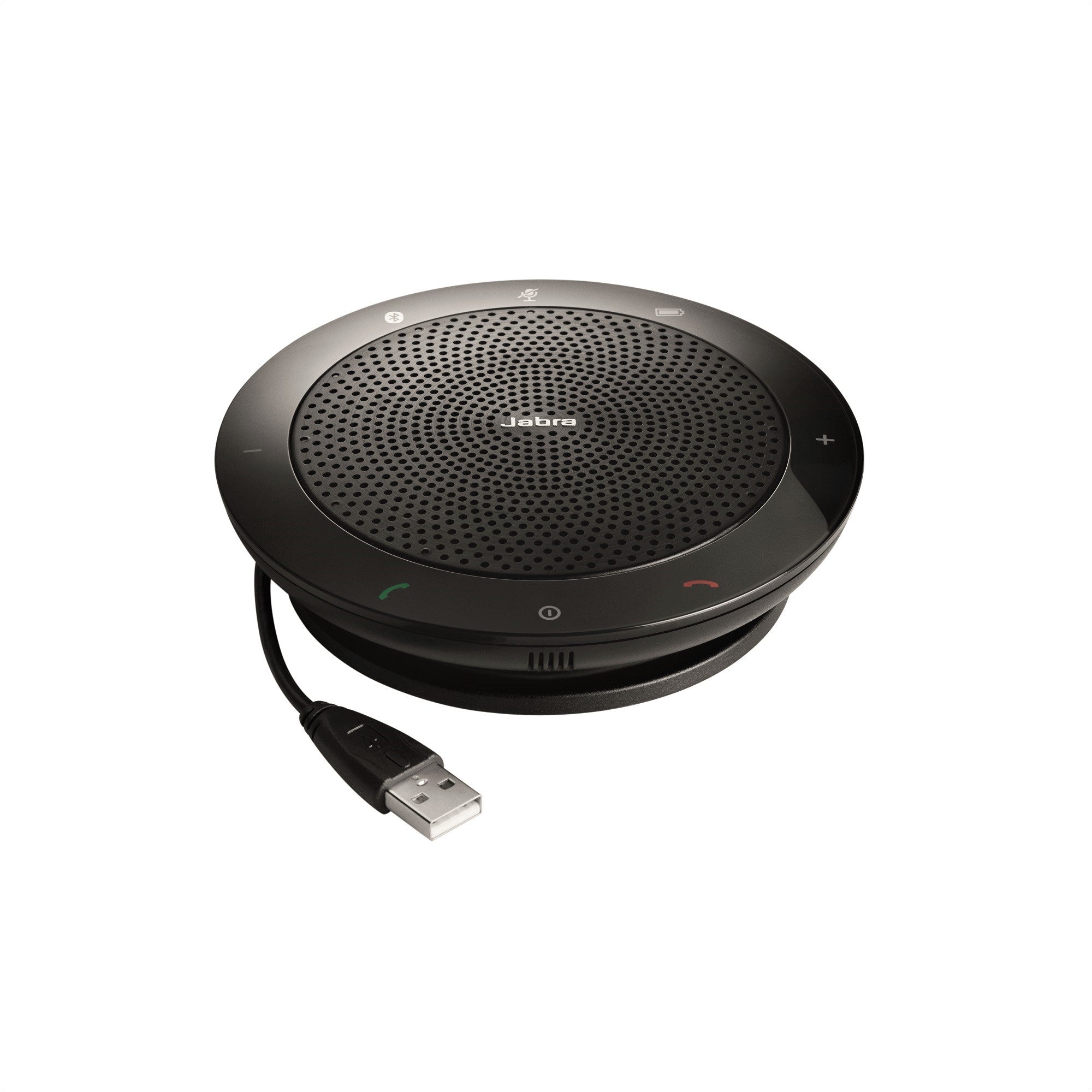 Jabra Speak 510+ MS USB & Bluetooth Speakerphone for Conference Calls - Wireless Speaker with Noise Cancellation for Skype, Zoom & Teams Meetings - Perfect for Home Office & Business Travel
