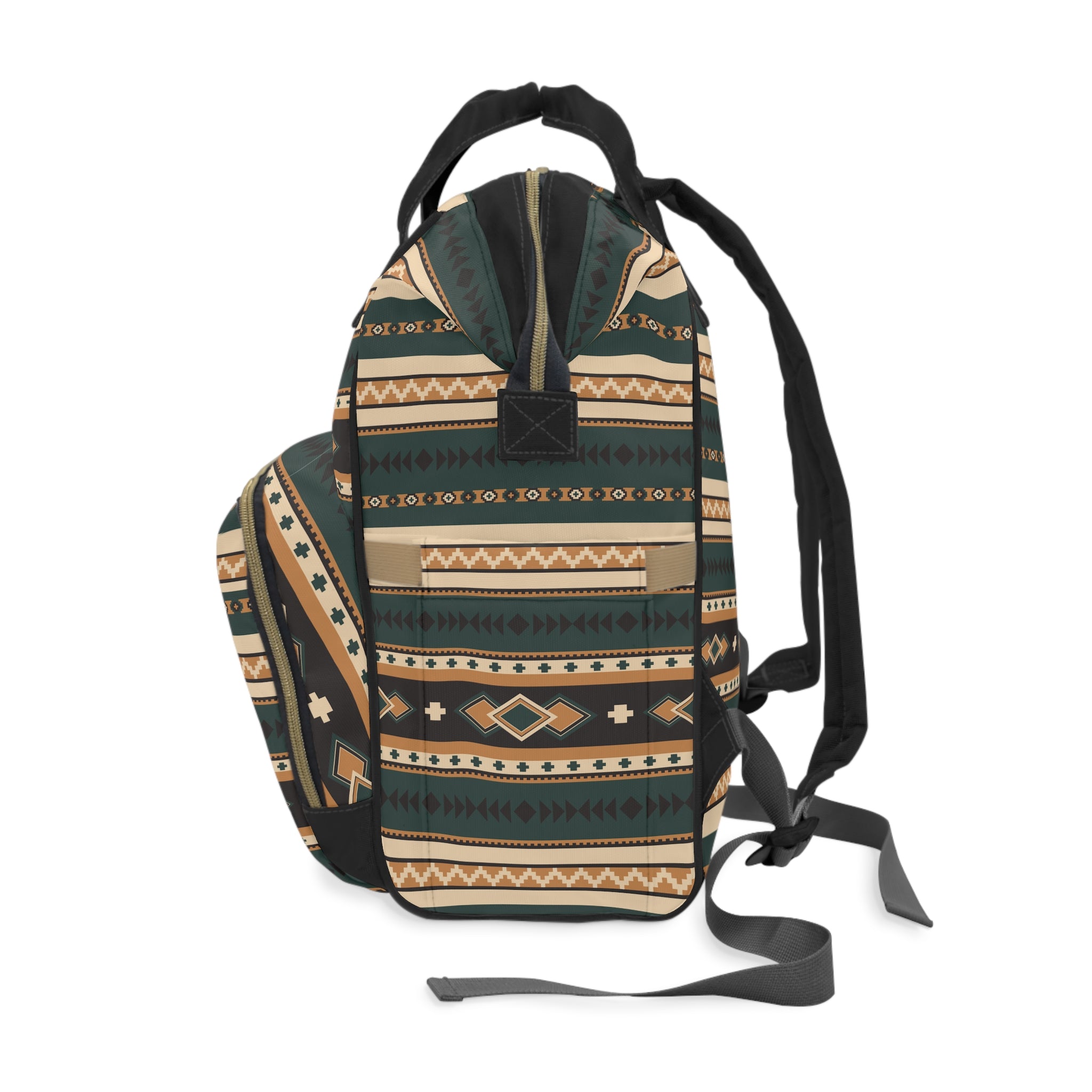 Multifunctional Diaper Backpack for Baby - Southwestern Sands Design, Large Capacity Newborn Travel Bag for Parents | Perfect for Daycare, Travel & Outdoor Adventures
