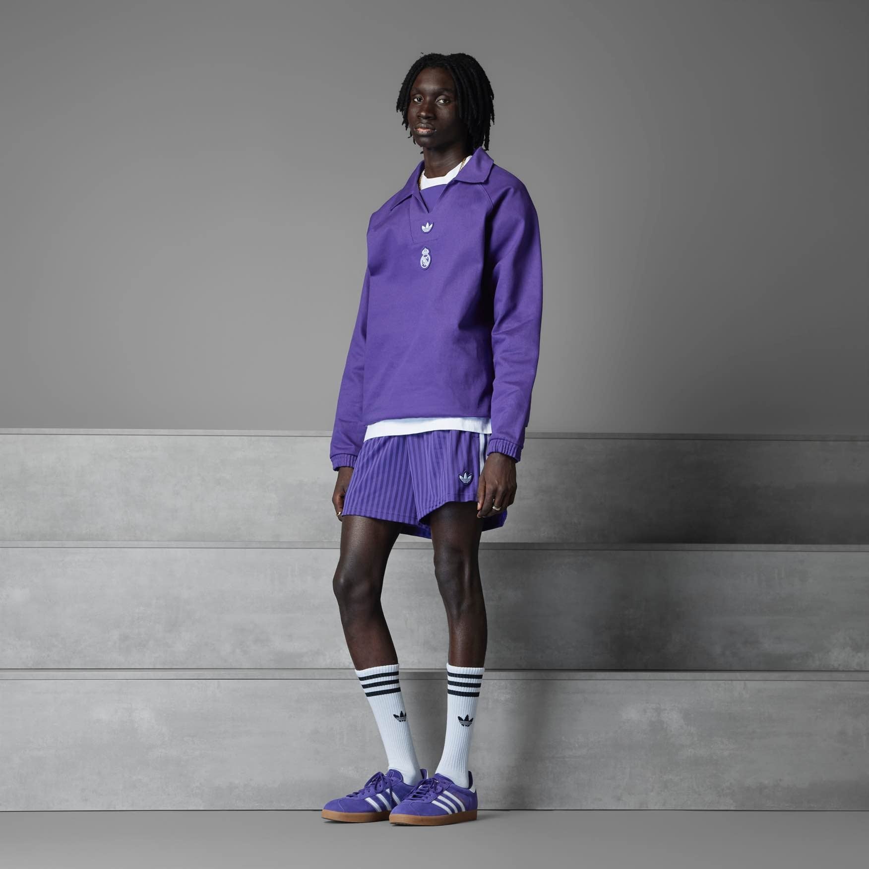 Adidas Gazelle Real Madrid Terrace Icons Sneakers - Men's Football-Inspired Casual Shoes for Streetwear & Everyday Wear