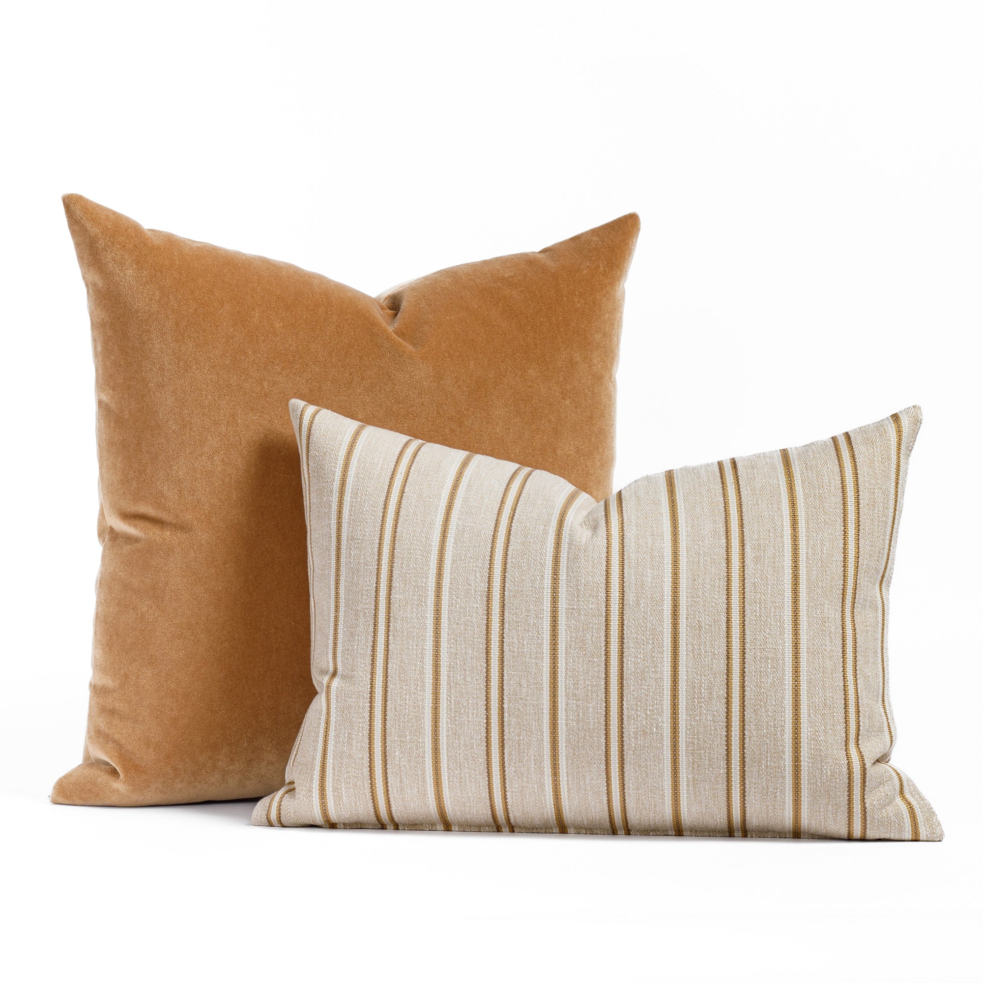 August Stripe 14x20 Lumbar Pillow - Honeycomb Design Support Cushion for Sofa, Bed & Office Chair - Comfortable Back Support for Home & Office Decor