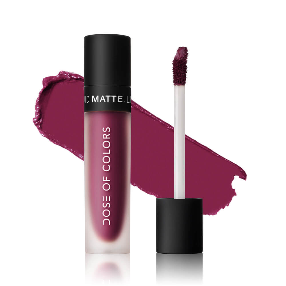 Dose of Colors Liquid Matte Lipstick - Long Lasting, Vegan & Cruelty-Free - Perfect for Everyday Wear & Special Occasions