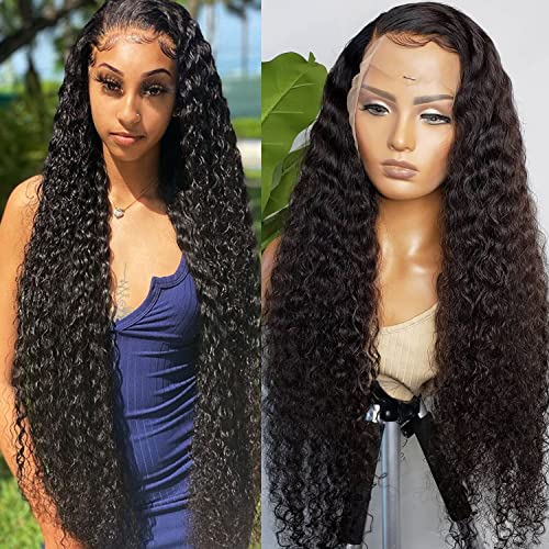 13x6 Deep Wave HD Transparent Lace Wig