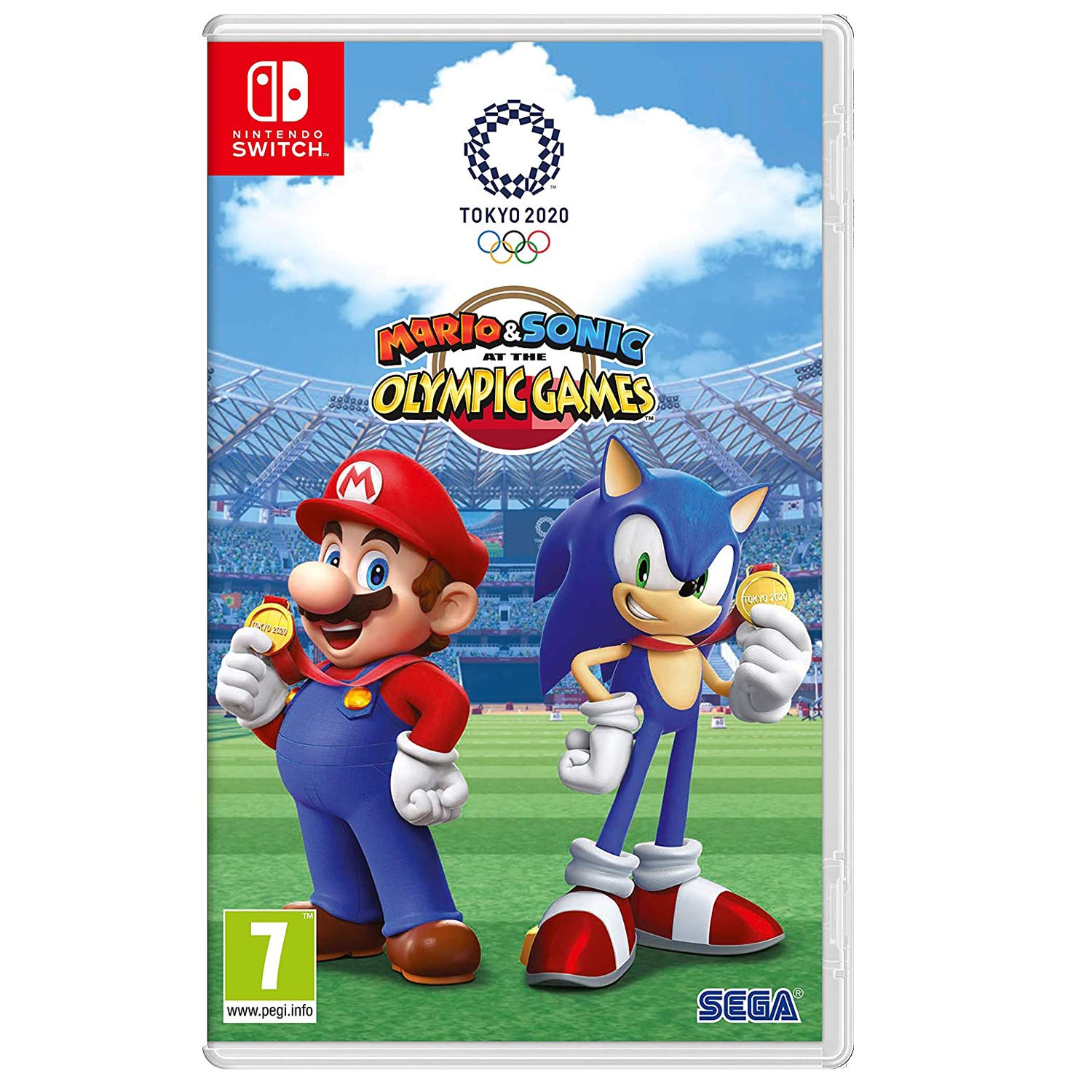 Nintendo Switch Pokemon Sword & Shield Bundle with Mario & Sonic at the Olympic Games Tokyo 2020 - Fun Family Video Game for Kids & Adults, Perfect for Parties & Holiday Gifts