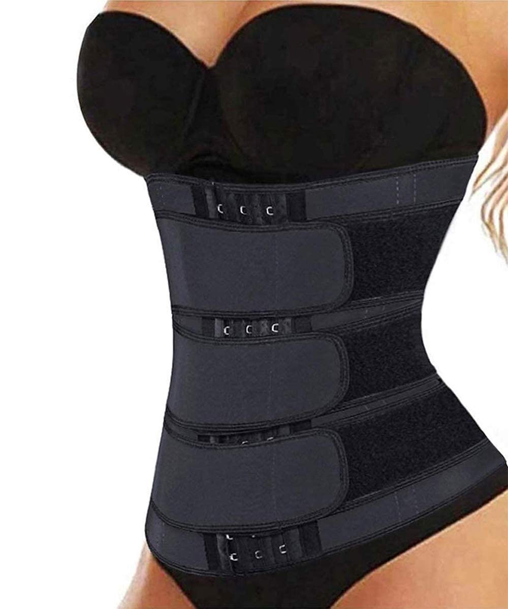 FLORATA Women's Waist Trainer Corset - Slimming Body Shaper Belt for Weight Loss, Tummy Control & Posture Support - Perfect for Workouts, Yoga & Everyday Wear