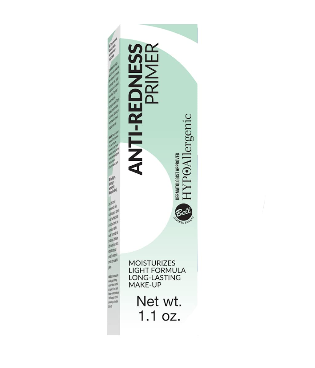 Hypoallergenic Anti-Redness Makeup Primer Base - Sensitive Skin Foundation for Rosacea & Eczema - Perfect for Daily Wear & Special Occasions