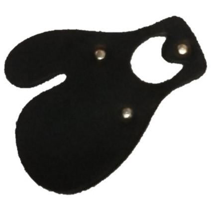 Reversible Finger Tab for Archery - Adjustable Leather Bow Shooting Accessory for Target Practice & Hunting