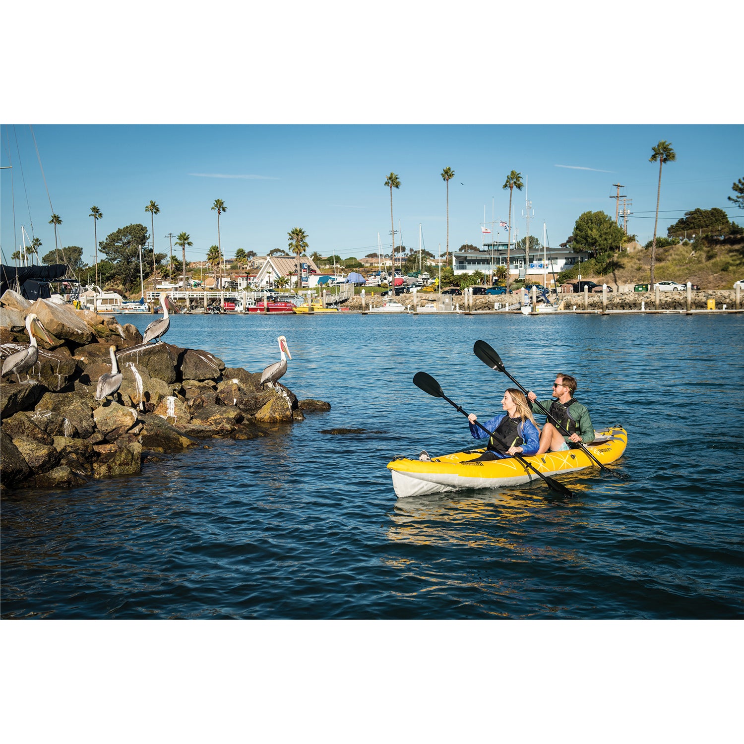 Advanced Elements StraitEdge 2 Pro Inflatable Kayak - Lightweight & Durable for Lakes, Rivers & Ocean - Perfect for Camping, Fishing & Water Sports (Closeout)