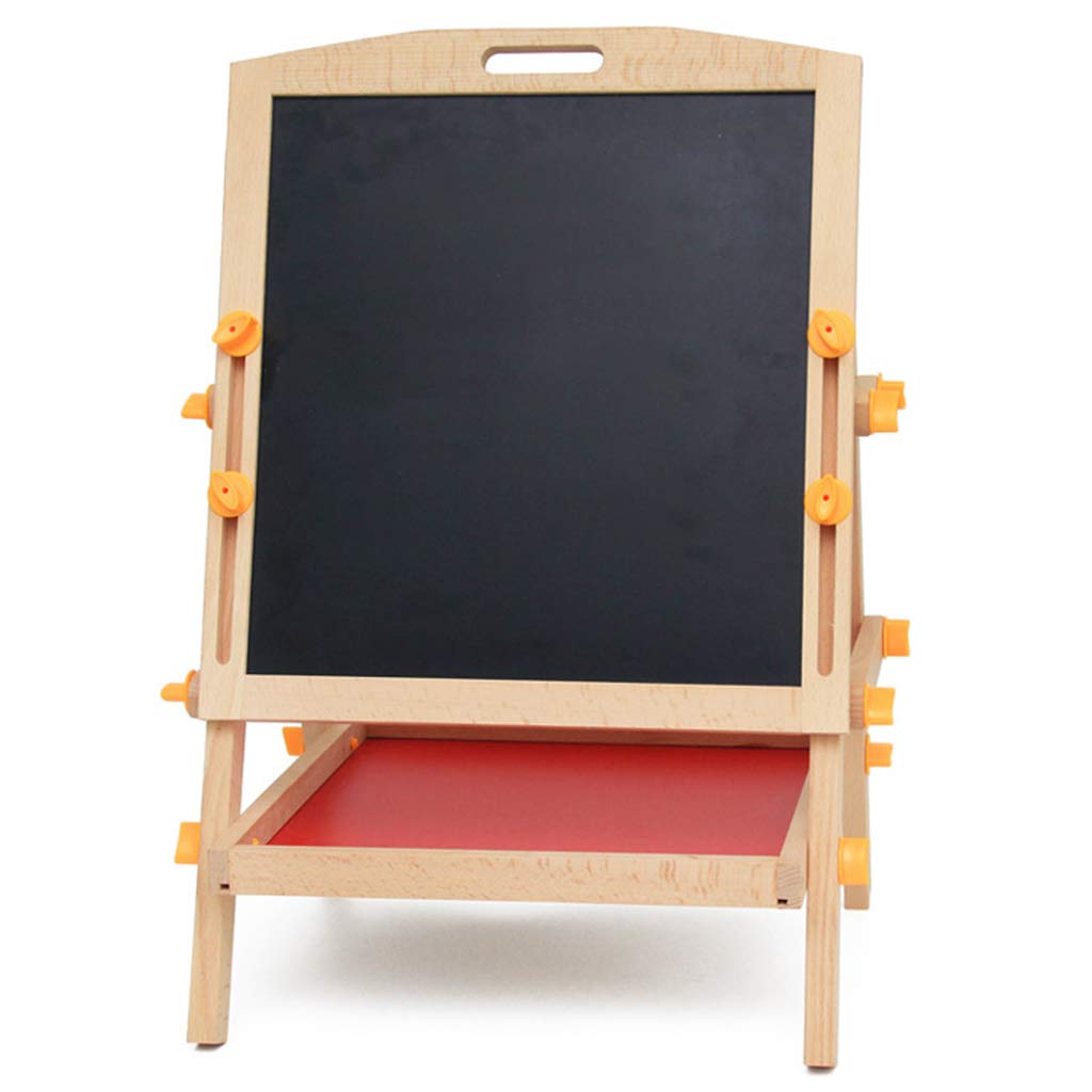 TINGLI Magnetic Double-Sided Drawing Board Easel Set - Adjustable Height Kids Art Easel with Chalkboard & Whiteboard for Home, School & Office - Perfect for Children's Drawing, Writing & Creative Play