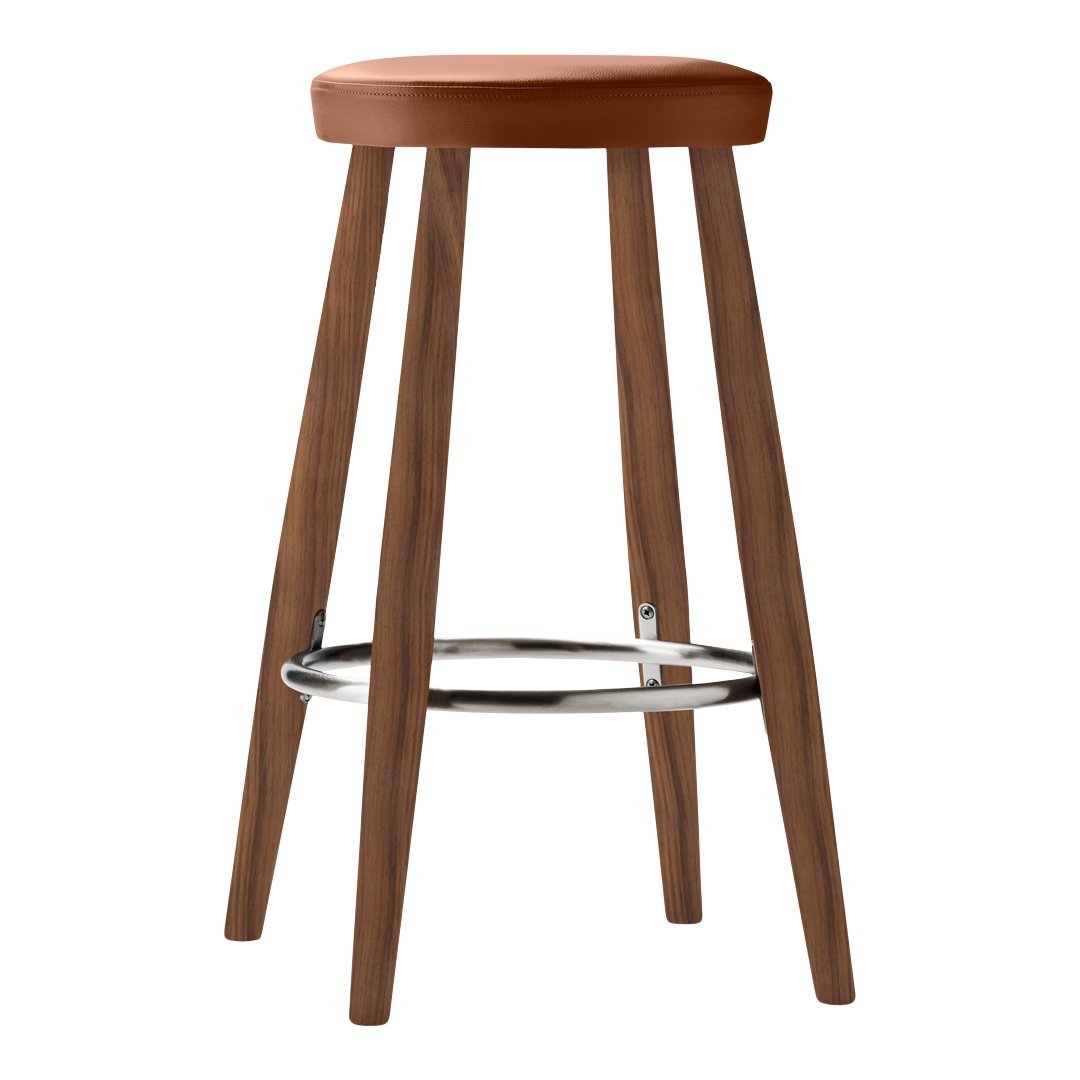 CH58 Counter Stool - Modern Kitchen Bar Stool with Adjustable Height & Comfortable Cushion for Home, Restaurant, and Cafe Use