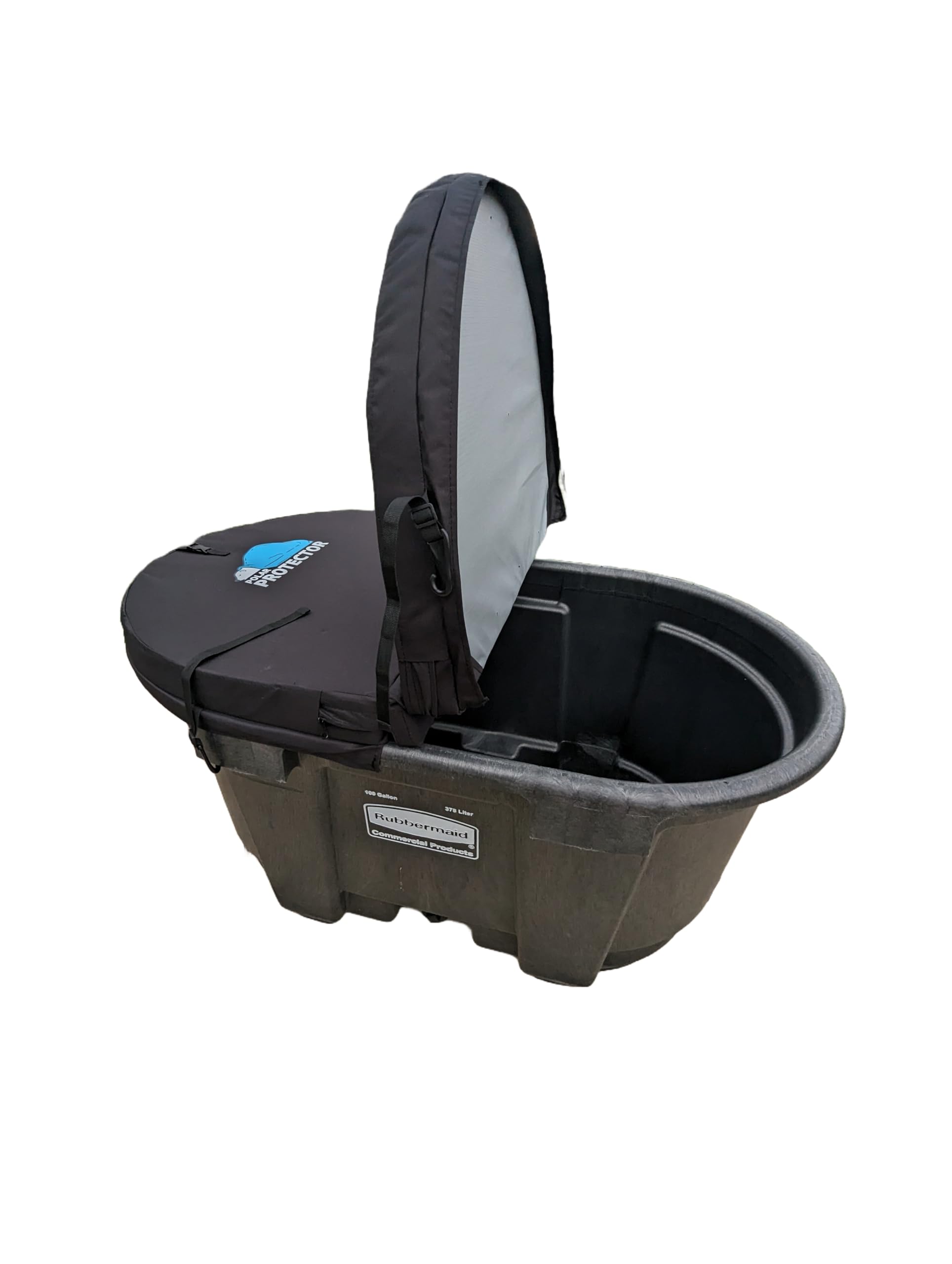 100 Gallon Oval Stock Tank Cover - Insulated Hot Tub & Ice Bath Cover, Waterproof & Rip-Proof for Cold Water Therapy - Keeps Tanks Clean - Perfect for Outdoor Relaxation, Hydrotherapy & Recovery Sessions