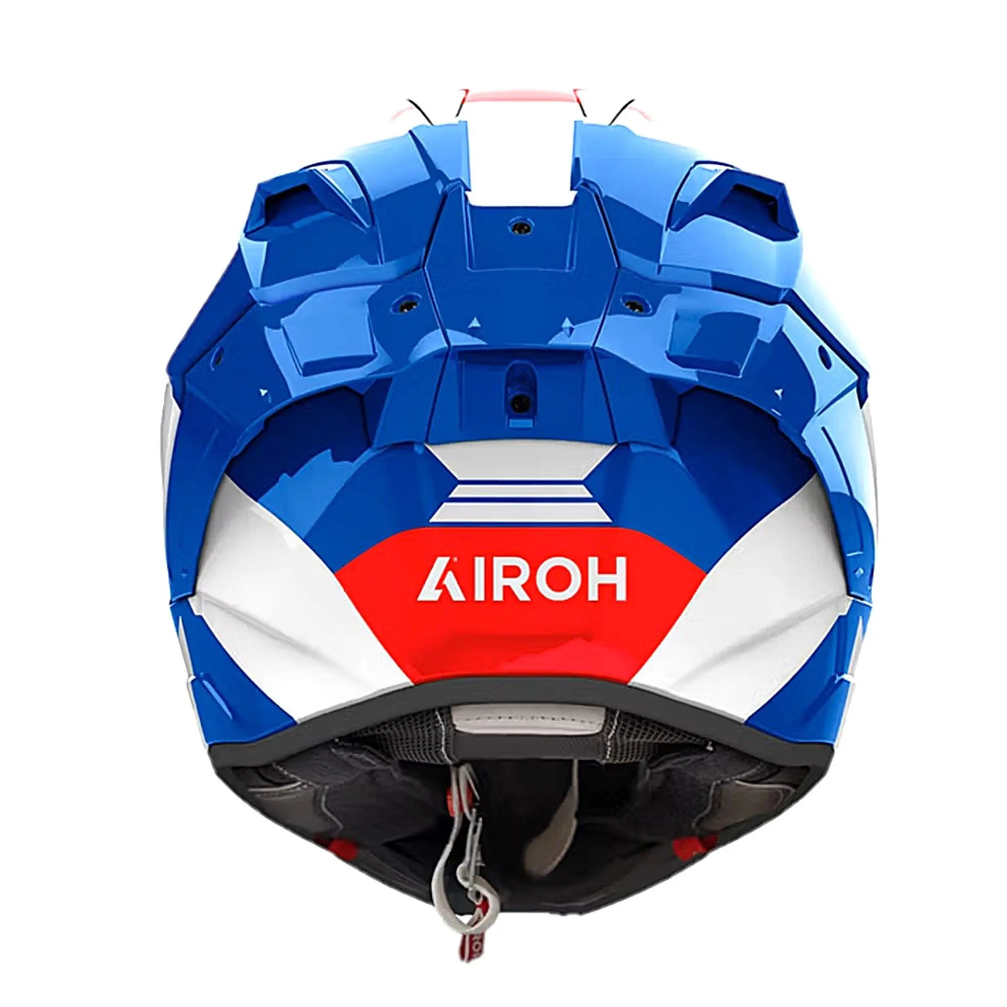 Airoh GP 800 Competition Motorcycle Helmet Gloss Blue/Red - Premium DOT & ECE Certified for Racing, Track Days & Street Riding