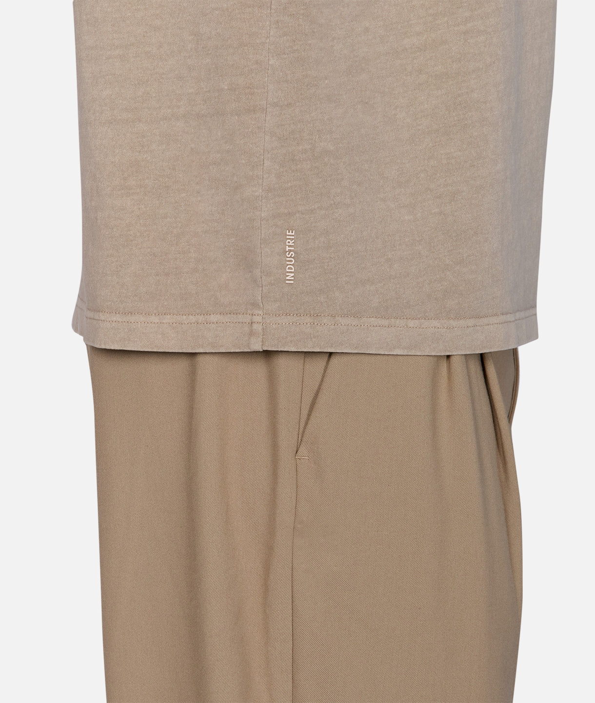 The Del Mar Tee - Soft Cotton Crewneck T-Shirt for Men & Women in Tan | Casual Everyday Wear & Layering Essential