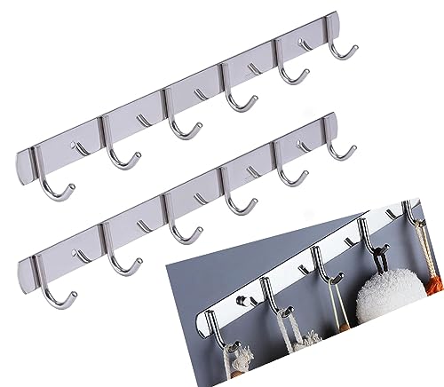 6 Hook Strip Silver