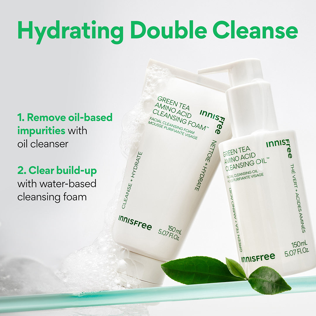 Fresh Start Double Cleansing Duo - Oil & Foam Cleanser Set for Deep Pore Cleansing | Perfect for Morning & Night Skincare Routine