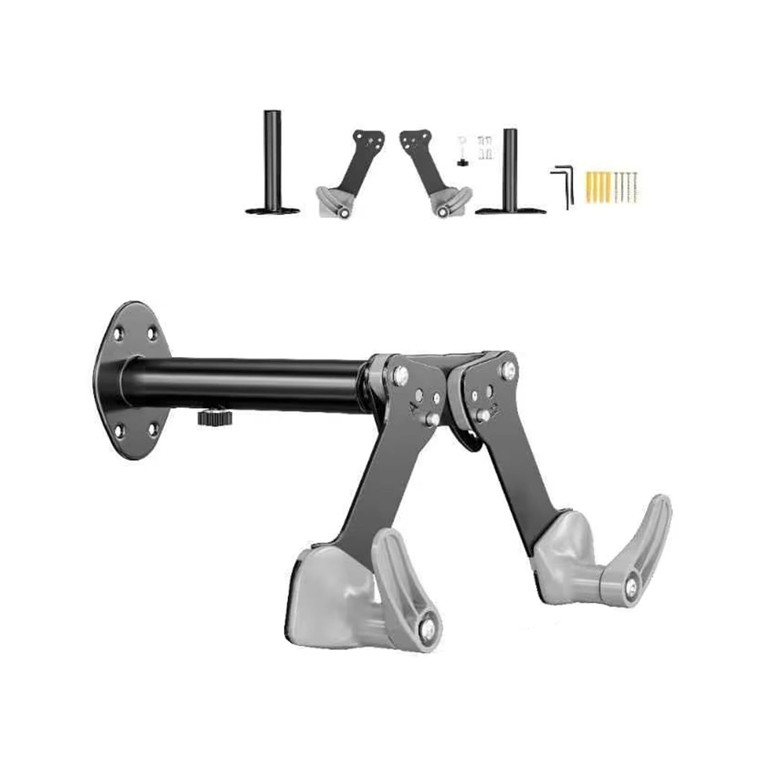 Best Bike Wall Mount Rack for Garage & Indoor Storage - Heavy Duty Bike Hanger & Hook for Horizontal Bike Storage - Perfect for Home, Apartment, and Garage Organization