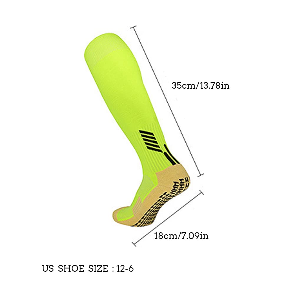 Non-Slip Kids Sports Socks for Football, Baseball & Soccer - Breathable Youth Athletic Socks for Boys - Perfect for Games, Practice & School PE Classes