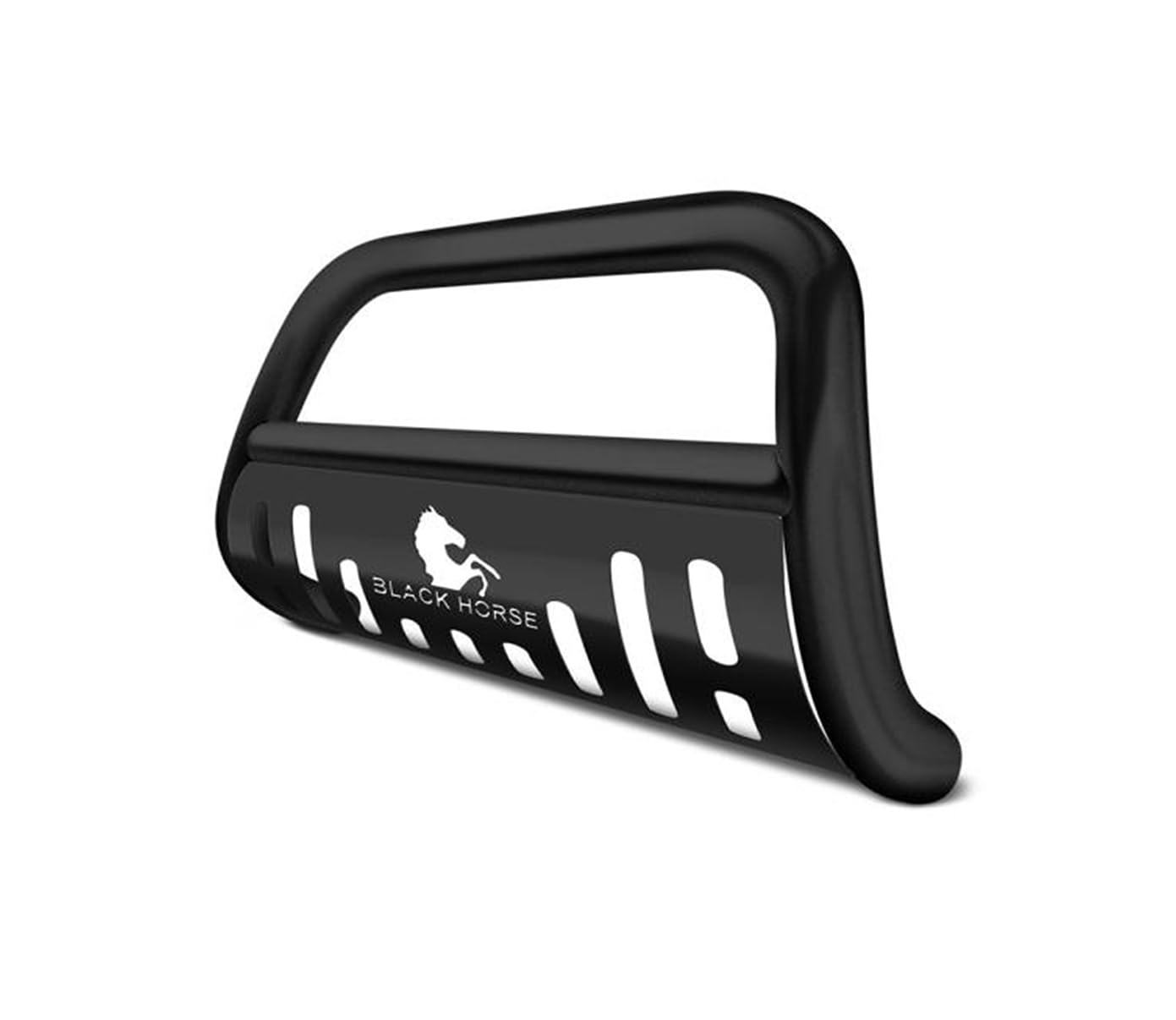 Black Horse Bull Bar Skid Plate BB11327A-SP for 2017-2024 Nissan Titan - Heavy Duty Front Bumper Guard for Off-Road Protection & Truck Accessories
