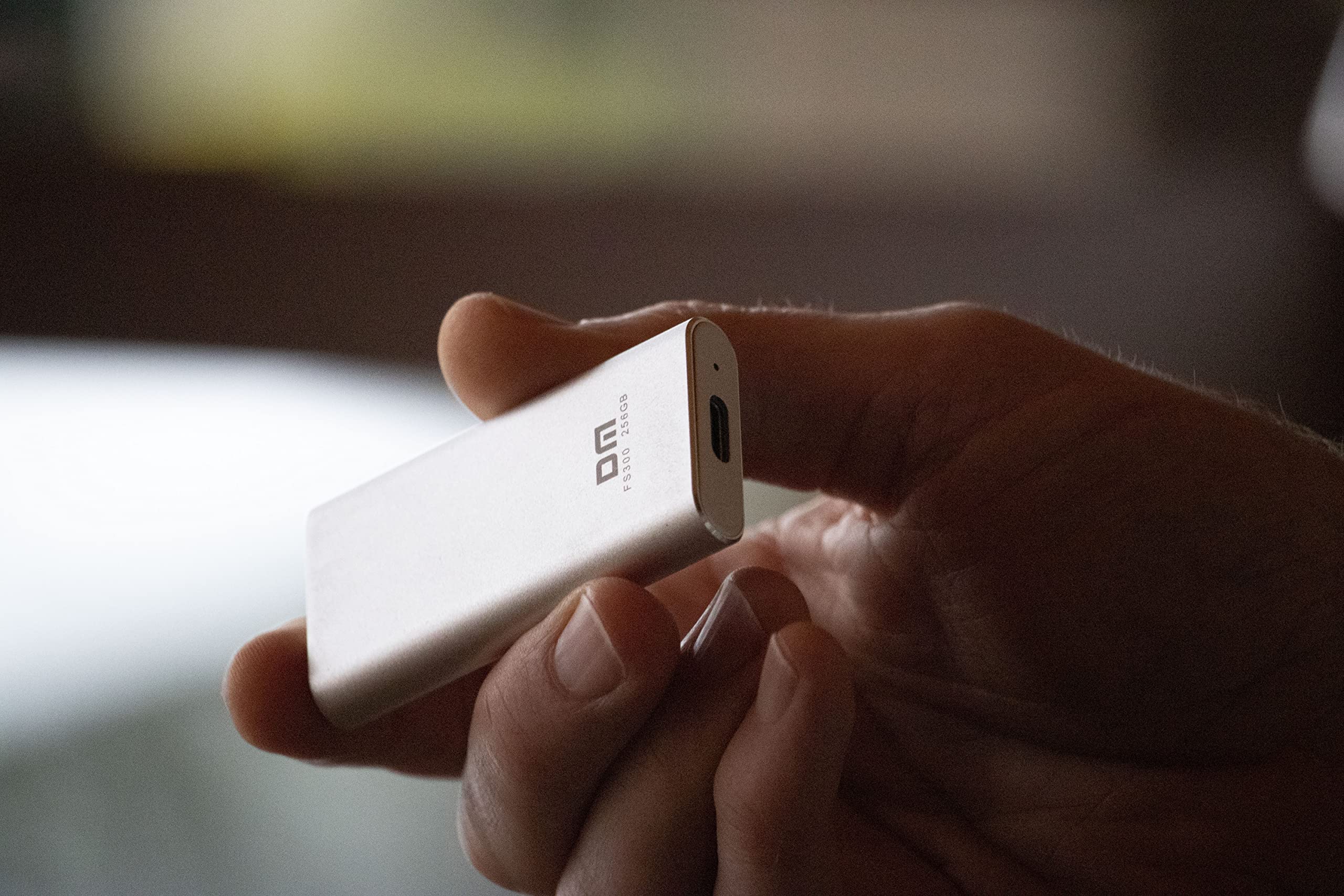 1TB Alloy External High-Speed SSD - USB-C Portable Solid State Drive with 300MB/s Transfer Speed - Includes USB-A & USB-C Cables - Perfect for Gaming, Photography & Video Editing