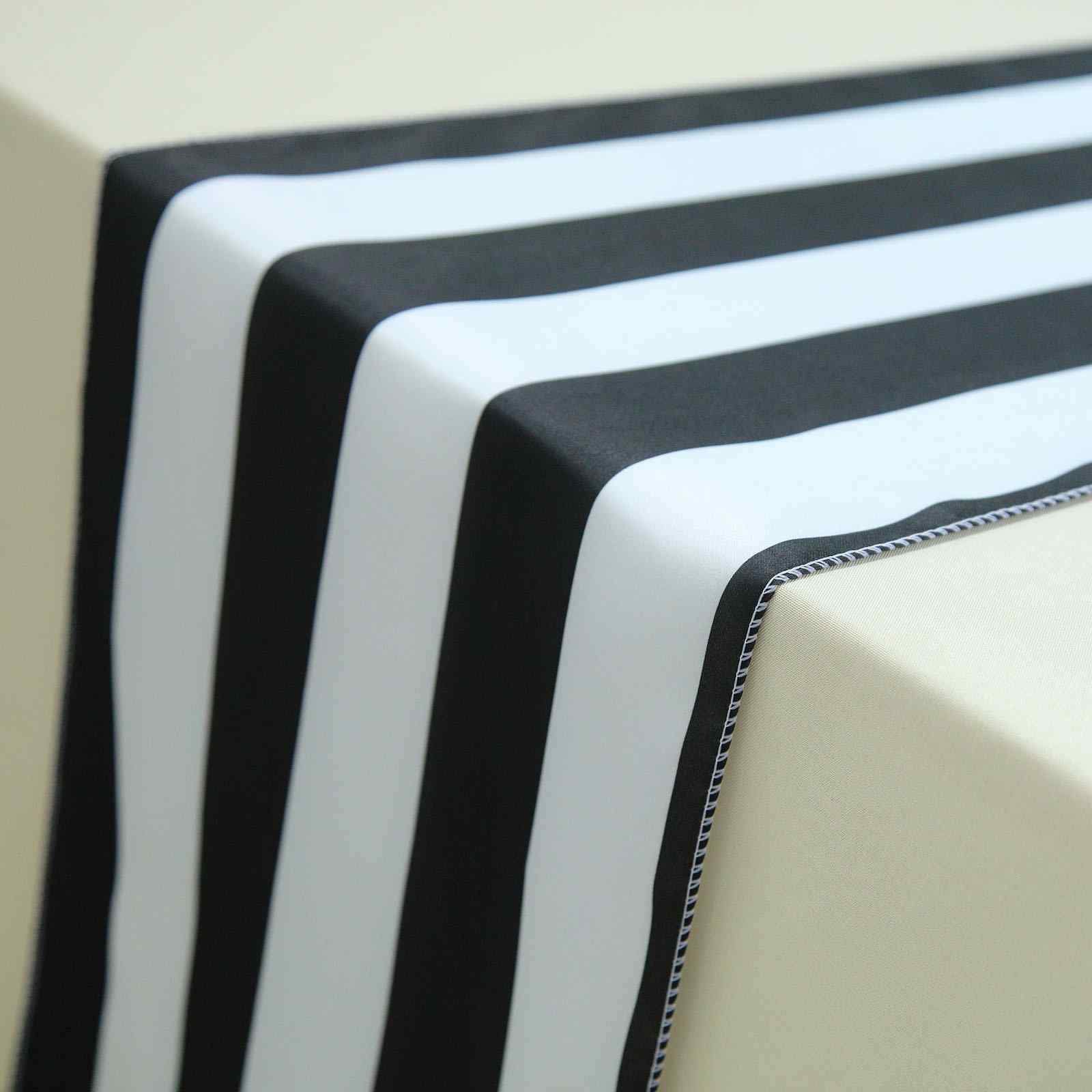 12x108 Satin Stripes Table Runner - Elegant Wedding Decor for Banquet, Party & Special Events - Perfect for Bridal Showers, Receptions & Holiday Celebrations