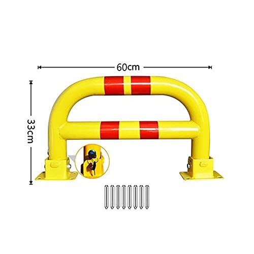 Garage Parking Lock - Heavy Duty Parking Barrier & Bollard for Secure Vehicle Protection - Ideal for Driveways, Garages, and Parking Spaces