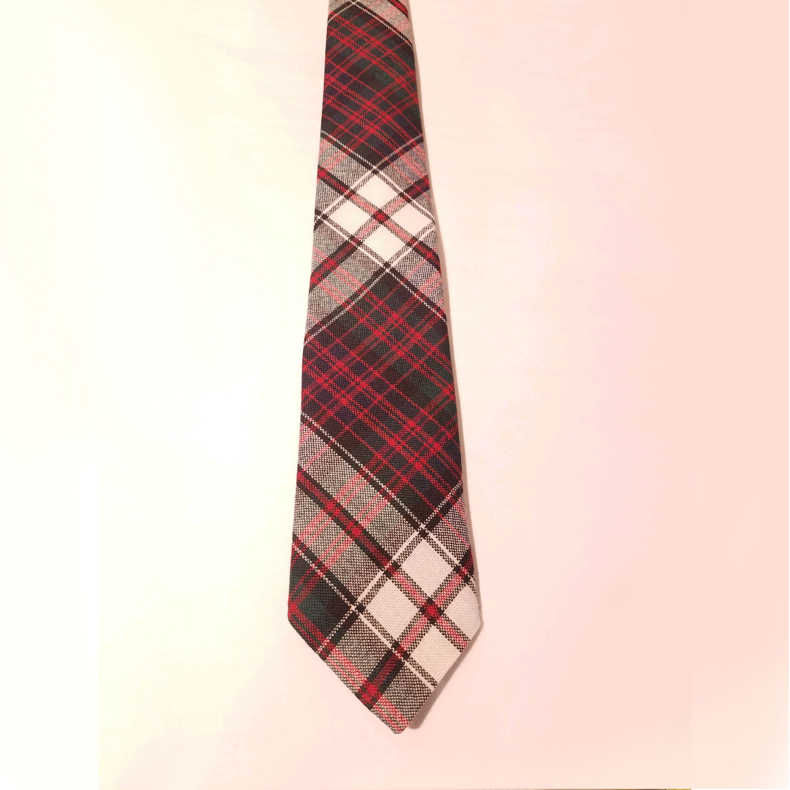 Premium Wool Tartan Neckties for Men - 99 Modern Color Patterns | Perfect for Weddings, Business & Formal Events