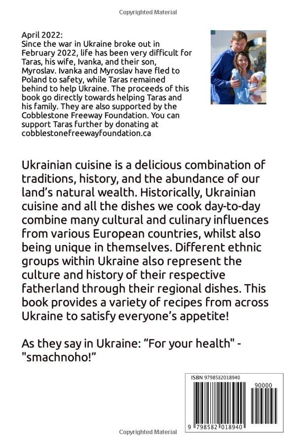 Authentic Ukrainian Cookbook: Taras' Kitchen - Traditional Everyday Recipes for Home Cooking | Perfect for Family Meals & Cultural Cuisine Lovers