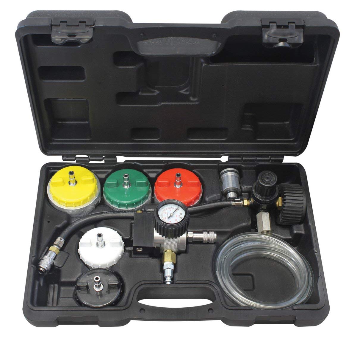ATD Tools Heavy-Duty Cooling System Pressure Tester & Refill Kit for Automotive AC Repair - Perfect for Mechanics, DIY Car Maintenance & HVAC System Servicing