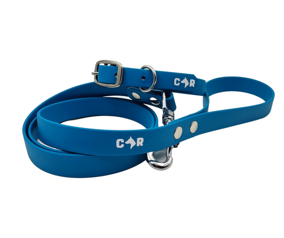 Durable BioThane Dog Collar & Ruff - Adjustable, Waterproof, and Odor-Resistant for Training, Hiking, and Outdoor Adventures