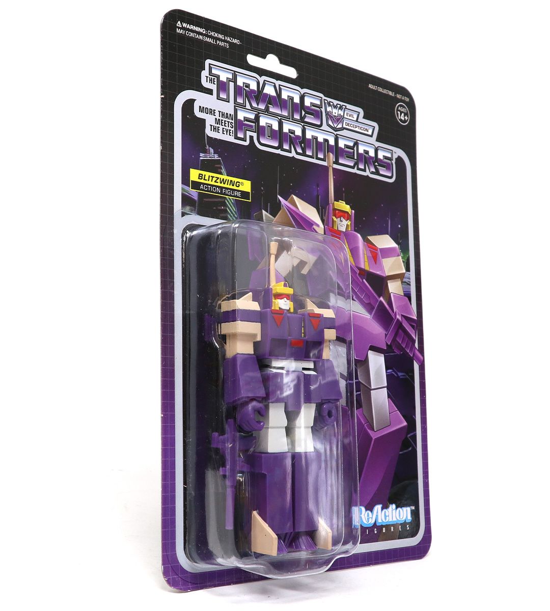 Blitzwing Transformers Wave 3 ReAction Figure - Collectible Action Figure for Fans & Display
