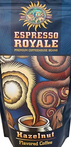 Espresso Royale Hazelnut Flavored Medium Roast Coffee Beans - 5lb Bulk Bag for Home Brewing, Office Use & Gifts | Premium Ground Coffee for Espresso Machines, French Press & Drip Coffee Makers