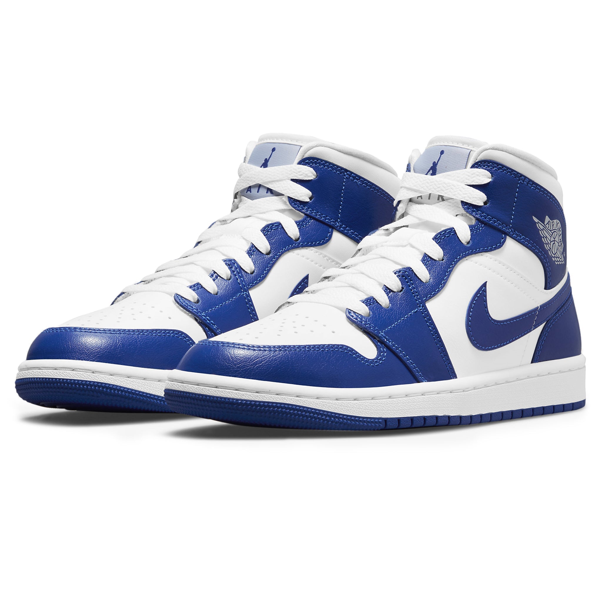 Air Jordan 1 Mid Kentucky Blue Women's Basketball Shoes - Authentic Nike Sneakers for Casual Wear & Street Style | Perfect for Sports, Gym, and Everyday Fashion