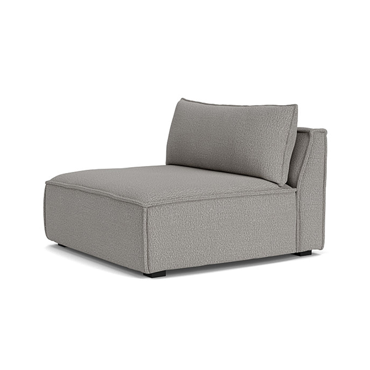 Daphne Boucle Modular 1-Seater Sofa (Armless) - Modern Living Room Furniture for Small Spaces & Apartments