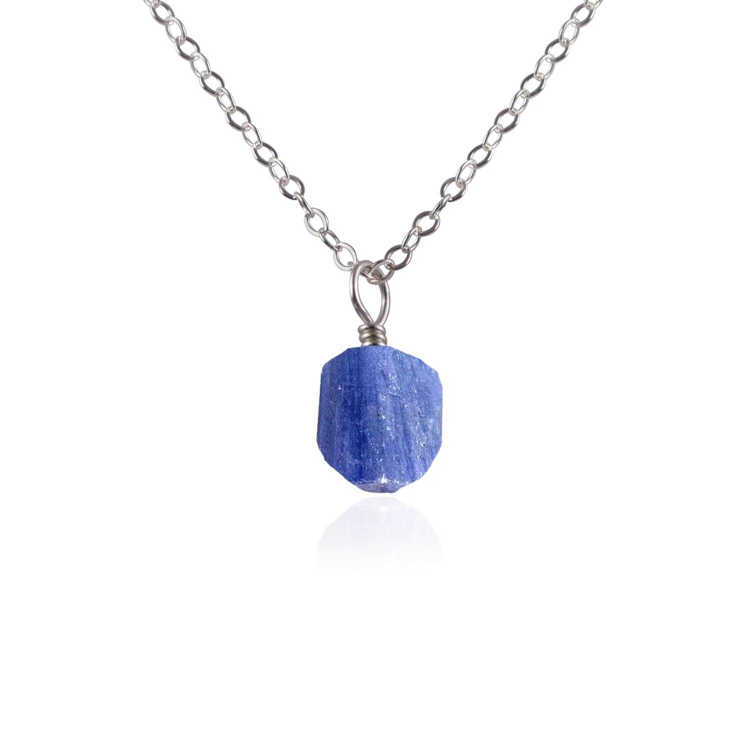 Natural Raw Kyanite Pendant Necklace - Healing Crystal Jewelry for Women, Chakra Balancing & Spiritual Protection - Perfect for Meditation, Yoga & Energy Work