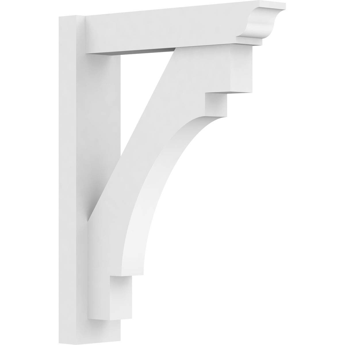 Ekena Millwork OUTP05X20X26MRC01 Merced Architectural Grade PVC Outlooker with Traditional Ends - 5