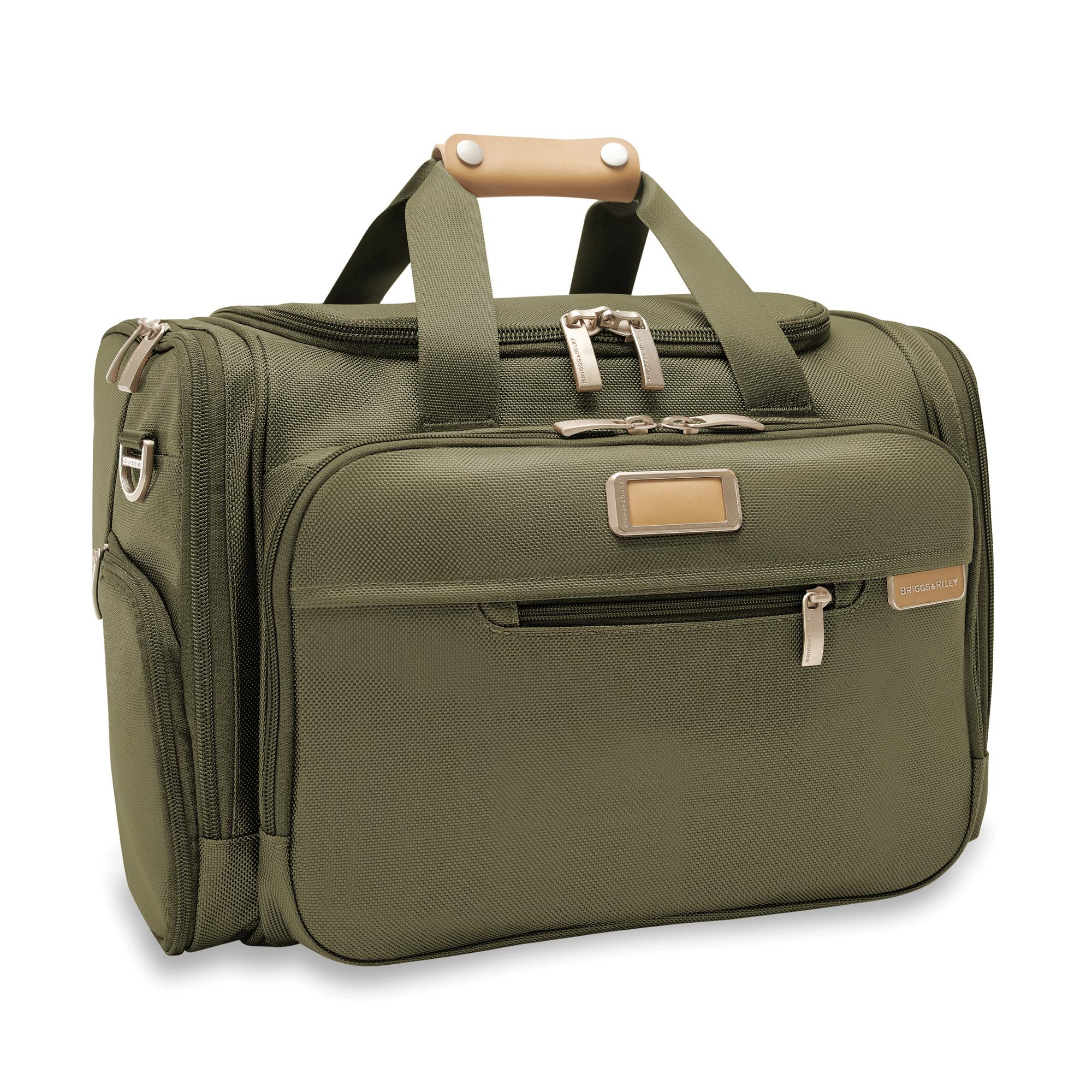 Briggs & Riley Baseline Underseat Duffle Bag - Compact Carry-On Luggage for Air Travel, Business Trips & Weekend Getaways - Fits Under Airplane Seat Perfectly