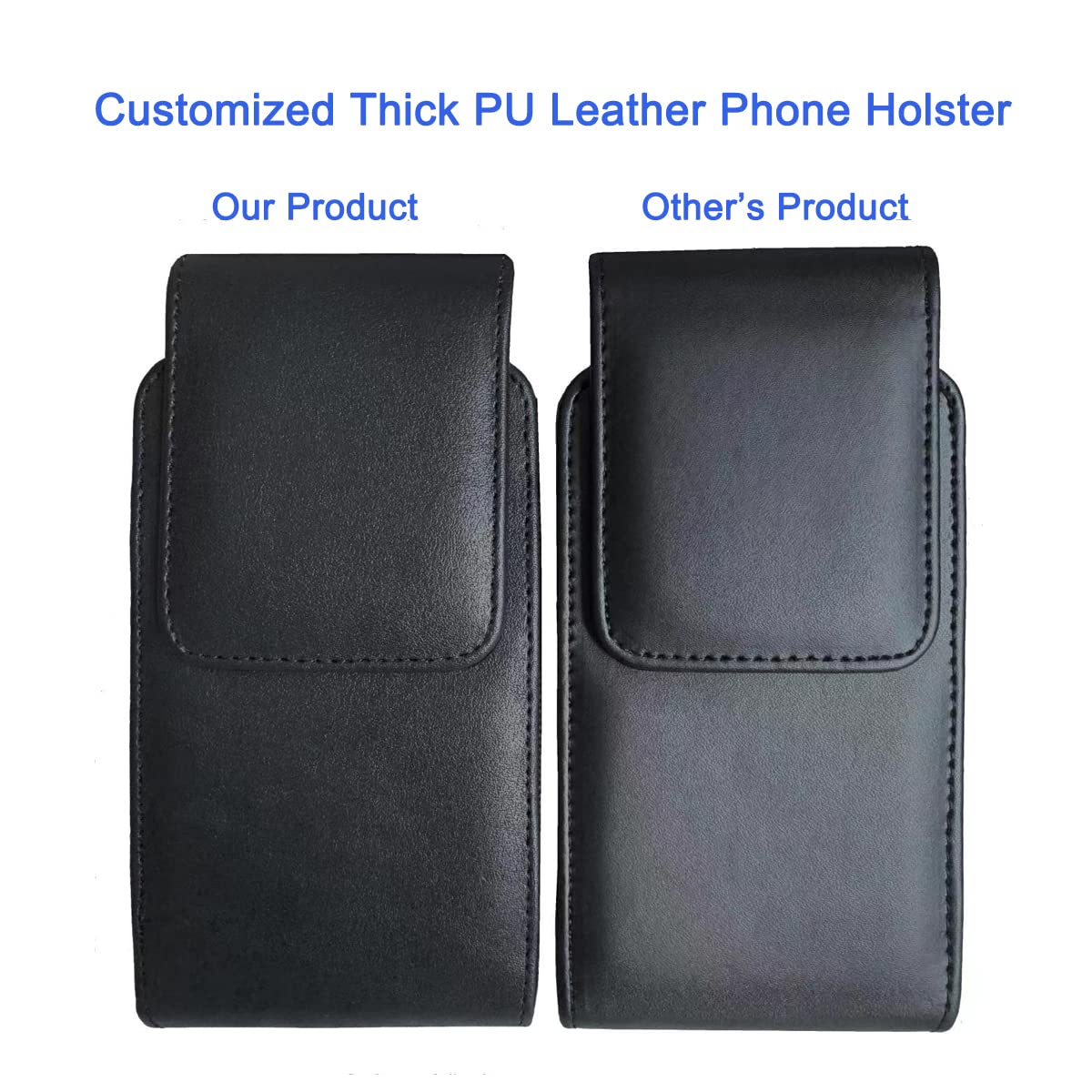Premium PU Leather Extra Large Cell Phone Case with Swivel Belt Clip Holster - Compatible with Samsung Galaxy S25/S24/S23 Ultra, A06/A05/A03S/A16/A14, iPhone 16 Pro Max, Moto G 5G 2024/G Play, UMIDIGI 14 G9 - Perfect for Outdoor Activities, Work & Everyday Carry
